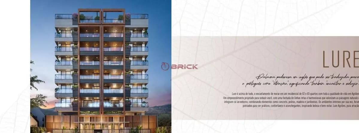 Apartamento com 2 quartos sendo 1 suíte, 84 m² em Agriões - Teresópolis/RJ.