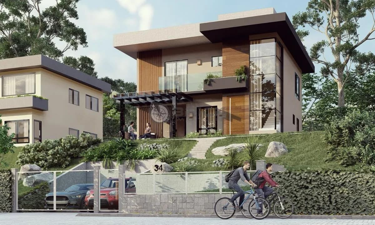 Casa com 4 quartos sendo 2 suítes em condomínio em Albuquerque - Teresópolis/RJ.