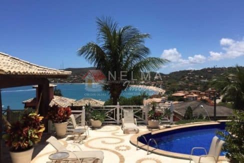 Venda-Temporada – Casa na Ferradura Vista Mar – Búzios